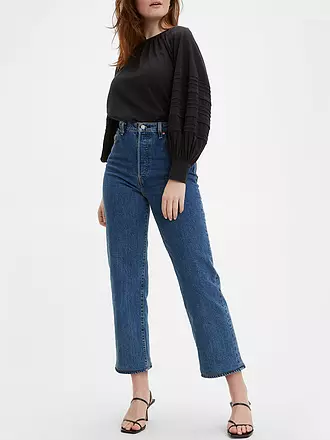 LEVI'S® | Jeans Ribcage coupe droite 7/8 | blau